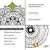 Zen Sangam - Mandala Colouring Book - Young Adults - Experts (Level 5) - Image 4