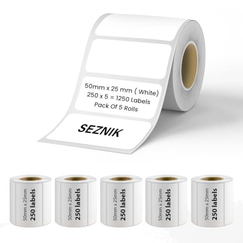 Seznik Thermal Lables, 50mmx25mm Label