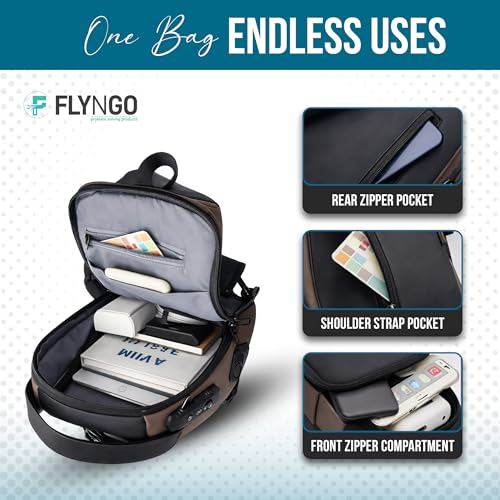 FLYNGO Sling Bag for Men