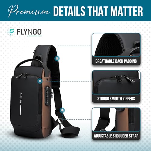 FLYNGO Sling Bag for Men