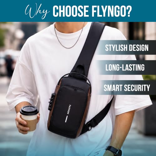 FLYNGO Sling Bag for Men