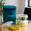 BOROSIL Teal Bag, 3 Pc