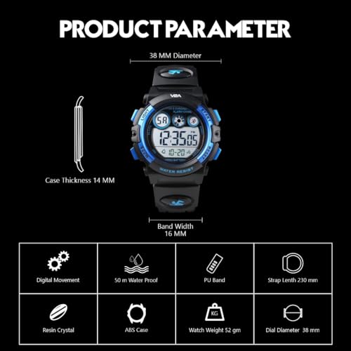 V2A Digital Kids Sports Watch