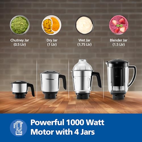 Philips HL7703/03, Mixer grinder 1000W, White - Image 6