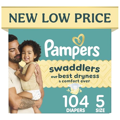 Diapers Size 5, 104 Count