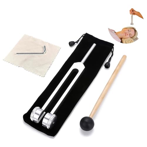 HASTHIP® Tuning Fork 128Hz, Aluminum Alloy Tuning Fork for Acoustic Testing