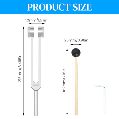 HASTHIP® Tuning Fork 128Hz, Aluminum