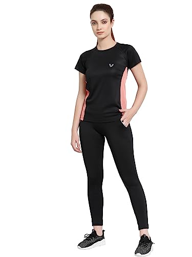 UZARUS Womens Dry Fit Workout Top Sports Gym T-Shirt - Image 2
