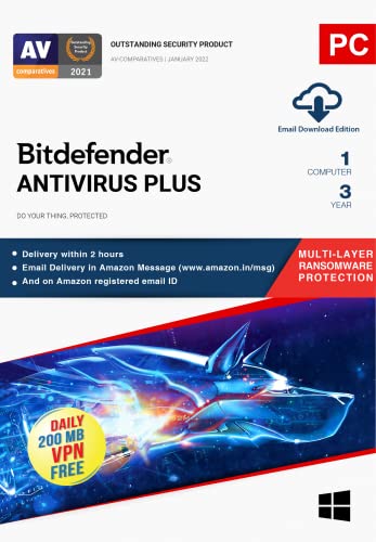 Bitdefender - 1 Computer,3 Years