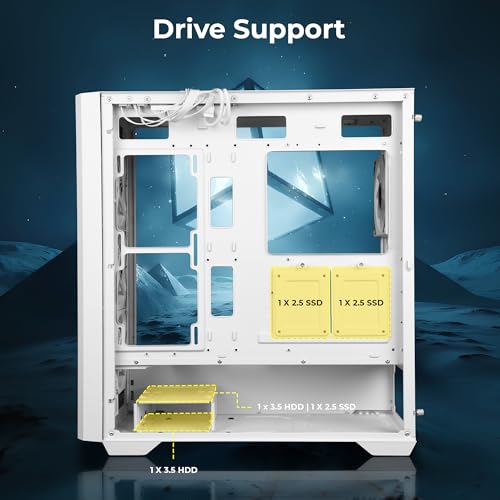 Zebronics Premium Gaming Cabinet, Mid-Tower