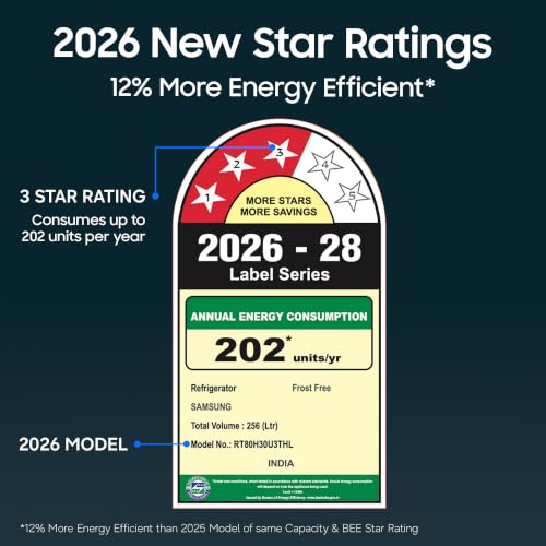 Samsung 256 L, 3 Star
