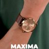 MAXIMA Attivo Rose Gold Analog Watch - For Men O-68611LMGR - Image 2