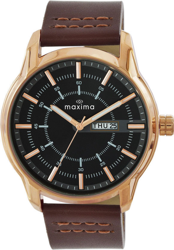 MAXIMA Attivo Rose Gold Analog Watch - For Men O-68611LMGR - Image 10