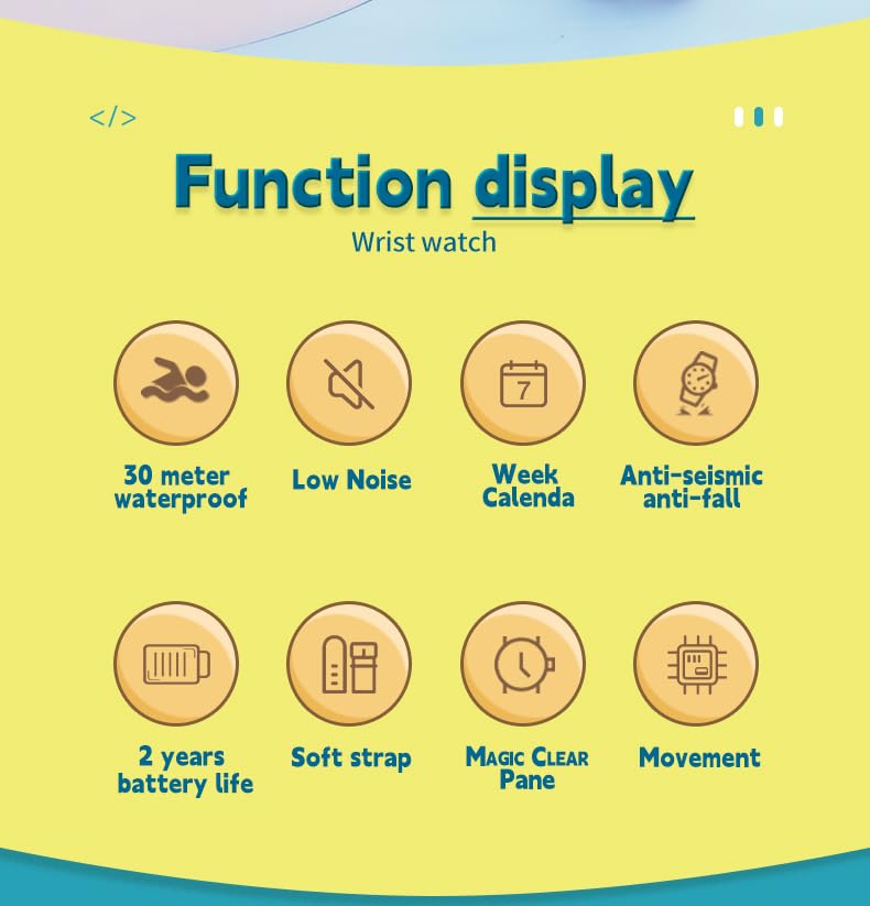 Shocknshop Silicone Round Digital Led
