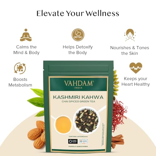 VAHDAM Kashmiri Kahwa Loose Leaf