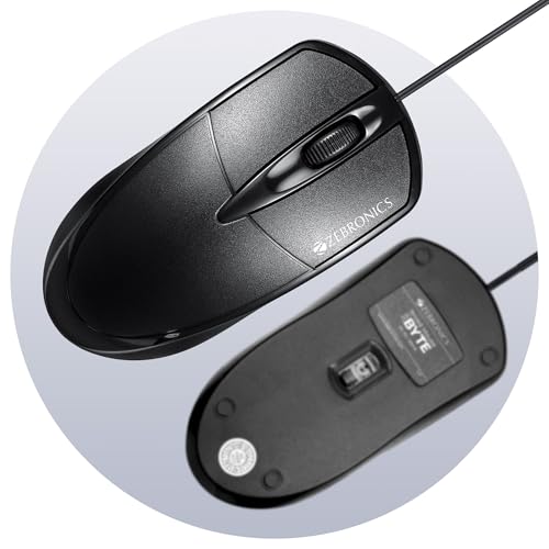 ZEBRONICS Byte Wired Optical Mouse