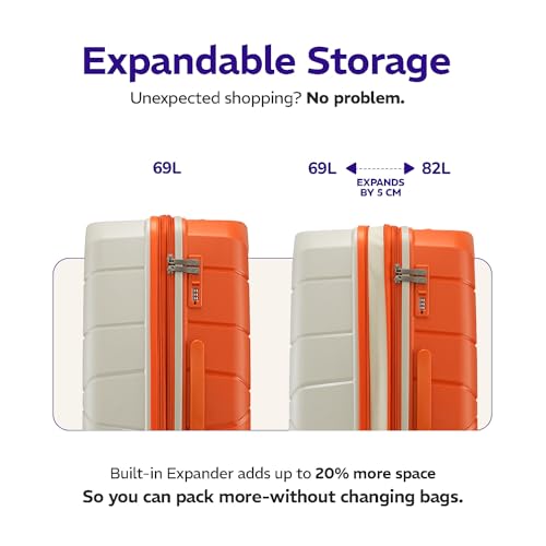 Provogue Cascade Hard-Sided PP Trolley