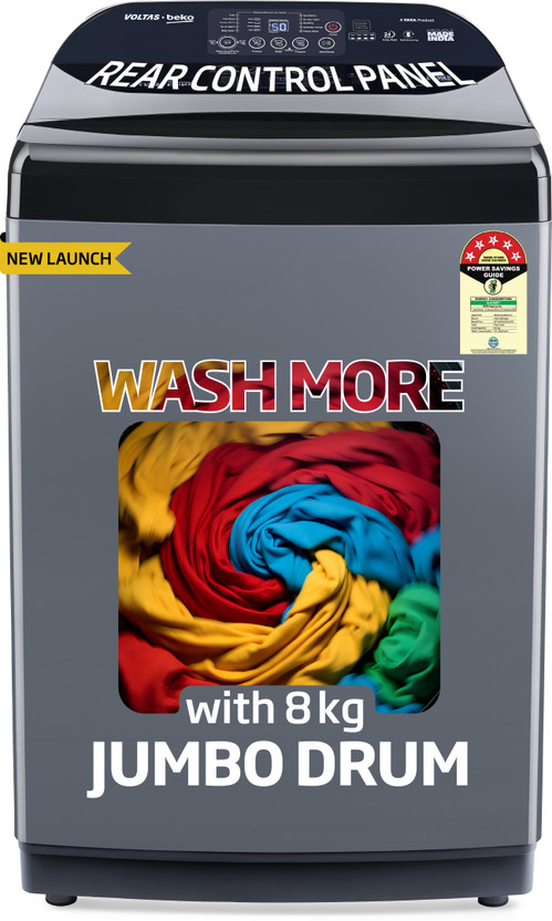 FOXSKY 8.2 kg Semi Automatic Top Load Grey (AW8200SATL) - Image 7