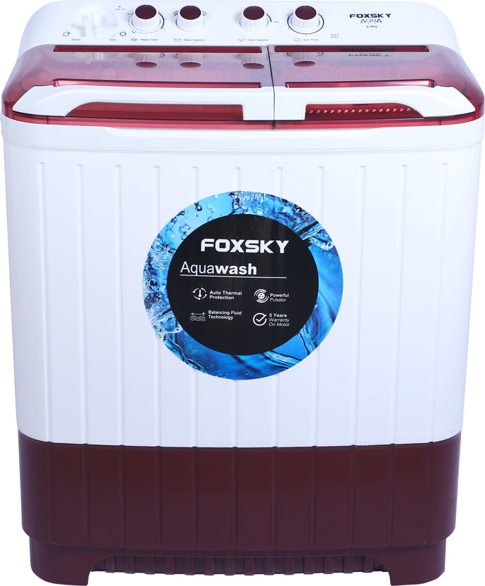 FOXSKY 8.2 kg Semi Automatic Top Load Grey (AW8200SATL) - Image 9