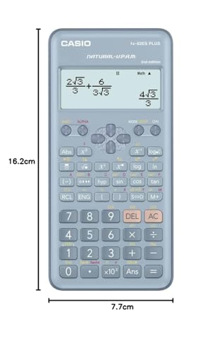 Casio FX-82ES Plus Blue 2nd Gen Non-Programmable Scientific Calculator - Image 4