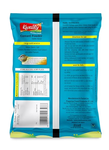 Kwality Custard Powder 1kg, Smooth