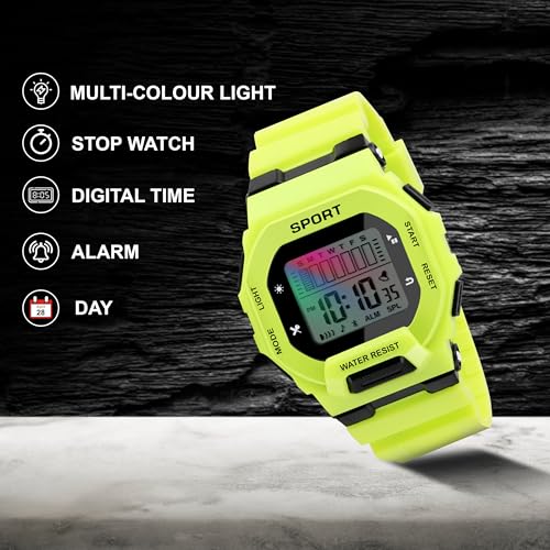 Matrix Sportz Digital Silicone Strap Watch for Boys & Girls - Image 2