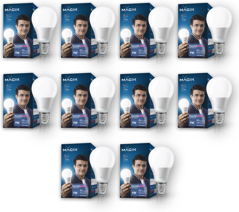 Orient Electric 9 W Basic Round B22 LED Bulb (White, Pack of 10) - Image 6