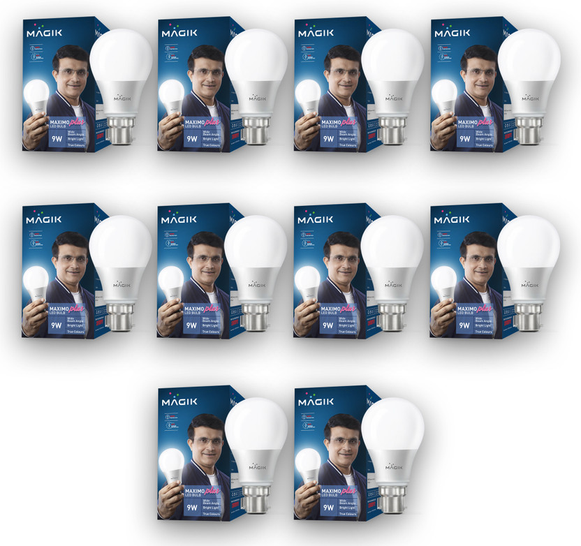 Orient Electric 9 W Basic Round B22 LED Bulb (White, Pack of 10) - Image 7