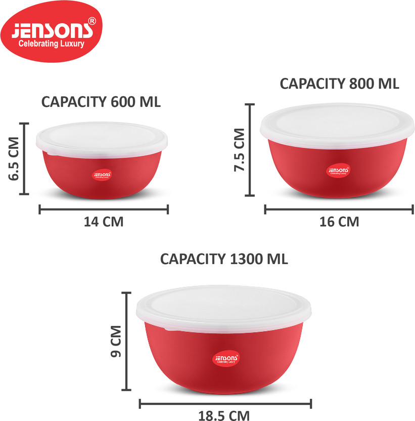 Jensons Steel, Plastic Grocery Container