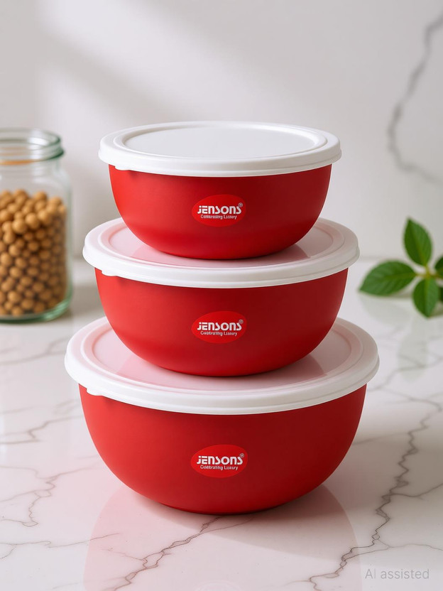 Jensons Steel, Plastic Grocery Container