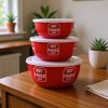 Jensons Steel, Plastic Grocery Container