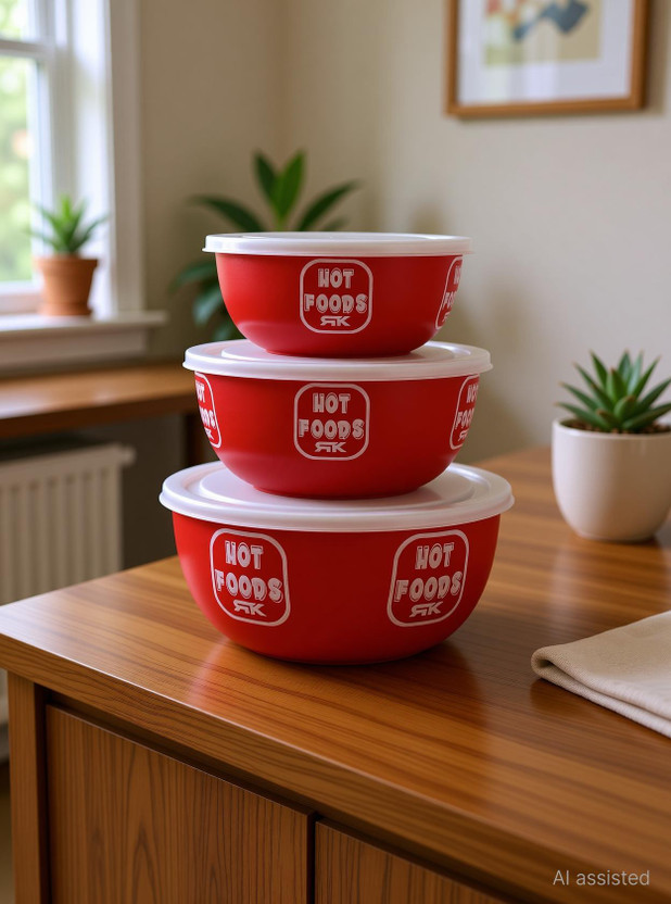 Jensons Steel, Plastic Grocery Container