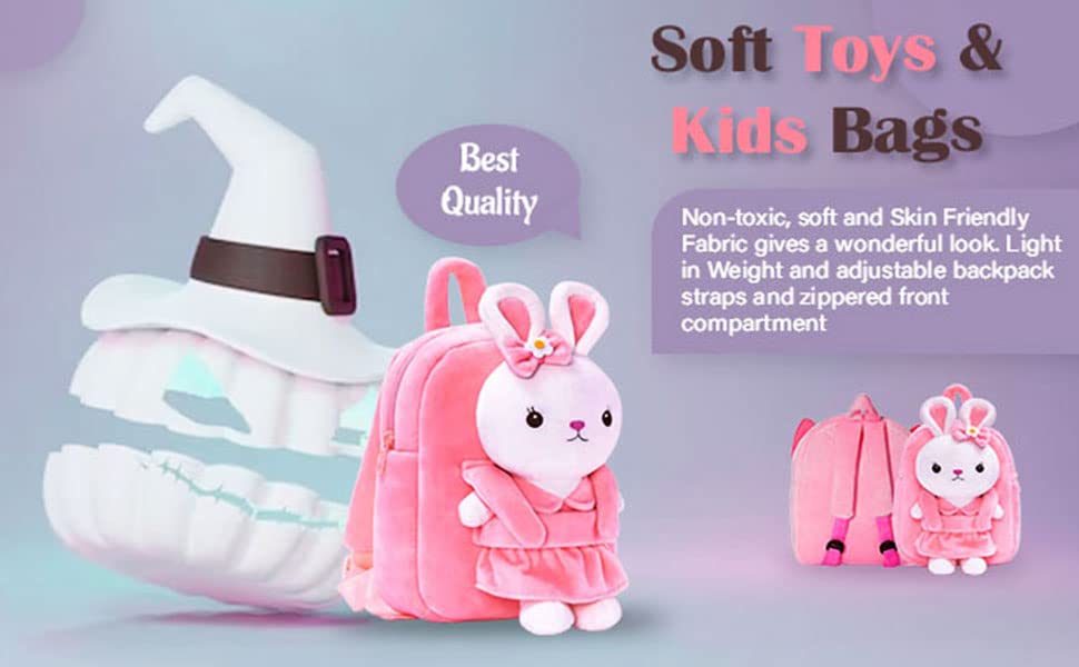 Frantic Kids Velvet School Bag