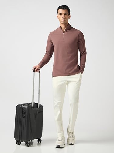 TECHNOSPORT Men’s Solid Slim Fit