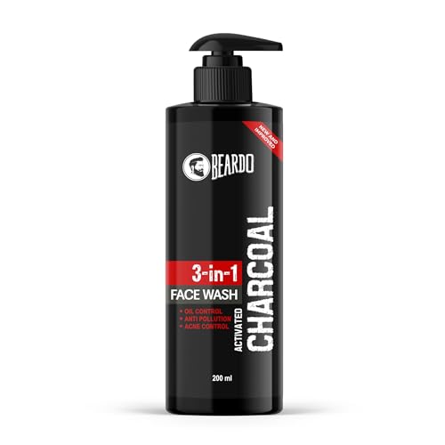Beardo 3-in-1 Activated Charcoal Face