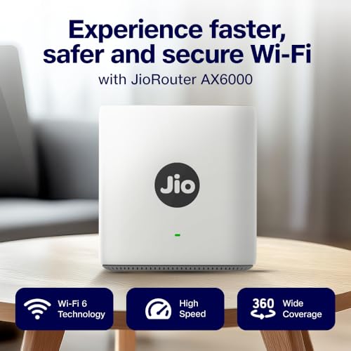 Jio Universal AX6000 Mesh Router | PPPoE | 6000 Mbps | 2000 sq.ft. - Image 4