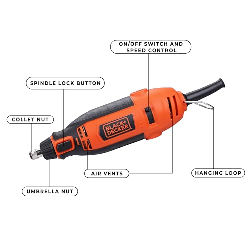 BLACK+DECKER RT18KA-IN 180W CORDED Electric