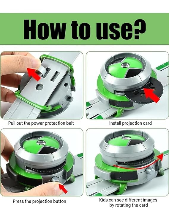 Real Omnitrix Watch for Kids,Projection