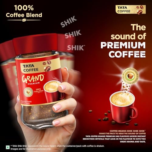 Tata Premium Instant Coffee, 90g/100g