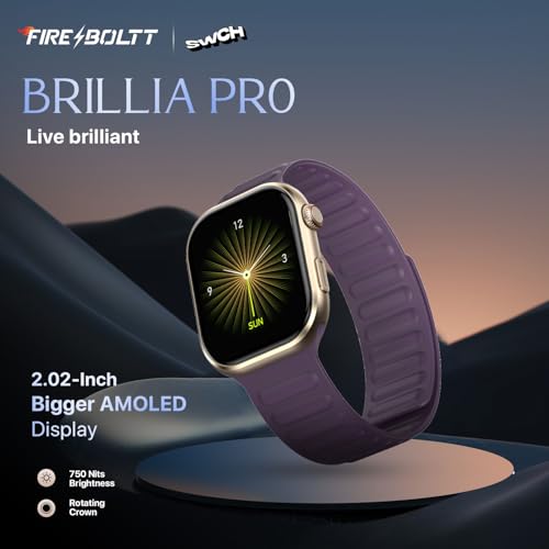 Fire-Boltt Brillia Smart Watch 2.02”