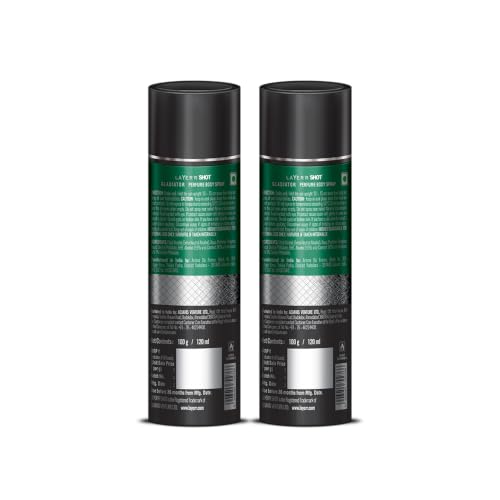 Layer'r Shot Gladiator Body Spray for Men, 120ml Pack of 2 - Image 7