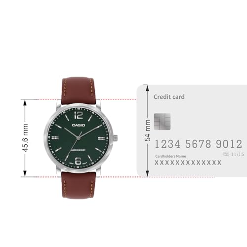Casio Enticer Men MTP-SN5YL-3A Analog Green Dial Men (A2438) - Image 7