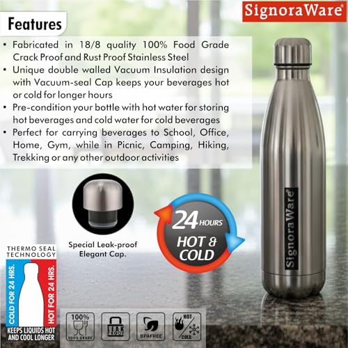 Signoraware Stainless Steel Aqualene Vacuum