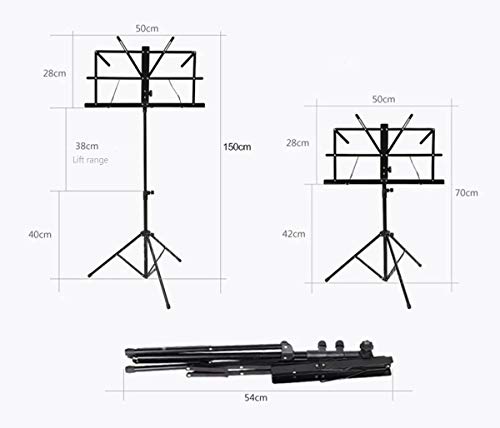 Kadence Music Stand, Portable Folding