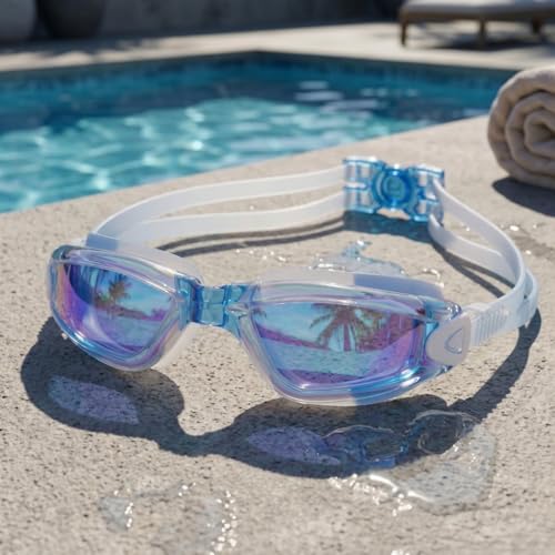 BURNLAB Kids Mirrored Lens Swimming