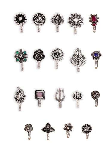 Rangriti Collection Oxidised Non Piercing