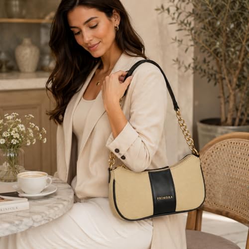 Colorblocked Shoulder Bag for Women