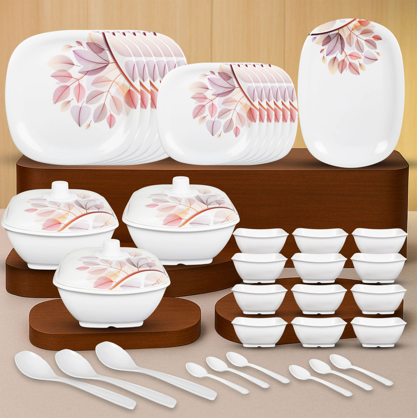 Flipkart SmartBuy Pack of 40 Melamin Autumn Grove|Dishwasher Safe...more