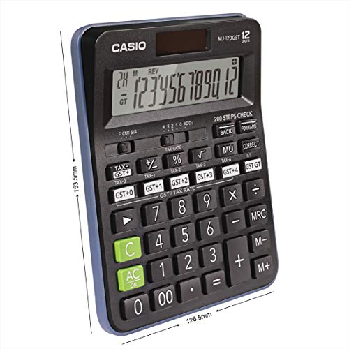 Casio MJ-120GST GST Financial Calculator (Black) - Image 4