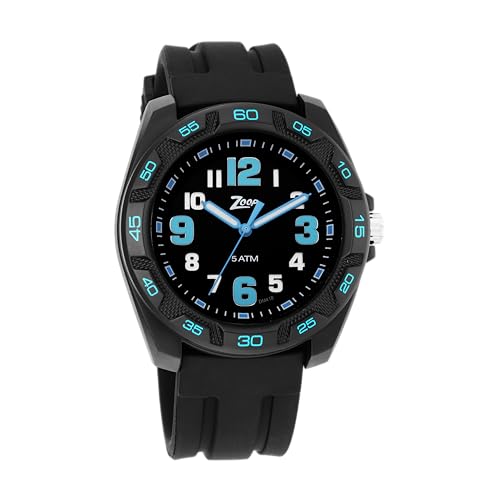 Zoop Analog Black Dial Unisex-Child Watch-16016PP02